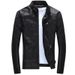 Men's Clothing New leather jacket for men, slim style jacket for young men,spring new style for men, handsome motorcycle men's leather jacket_maomaolike.com