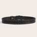 Desinger Belts For Women High Quality Luxury Brand Punk Goth Rivet Black Jeans Unisex Men Belt Paw Skull Buckle_maomaolike.com