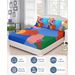 Bohemian Style Plant Pattern Fitted Sheet Three Piece Digital Printing Bedding Set_maomaolike.com