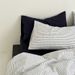 Wholesale INS Black And White Bubble Yarn All-Cotton Four-Piece Nordic Style Simple Homestay Pure Yarn-Dyed Washed Cotton 4-Piece_maomaolike.com