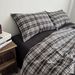 Wholesale INS Japanese Simple Plaid Pure Jacquard Four-Piece Nordic Style Full Yarn-Dyed Washed Cotton 4-Piece Set_maomaolike.com