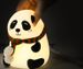 Panda Silicone Tap USB Rechargeable Eye Protection Night Creative Bedside Table Decoration Dormitory LED Light For_maomaolike.com