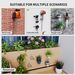 Garage Metal Wall Hanger 8 Installation, Heavy Hook Display Hanger, Used For Garden Tools Water Pipe Storage Tools Bearing Heavy Metal Hooks_maomaolike.com