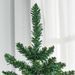 6' Tall Unlit Slim Fir Artificial Christmas Tree With Realistic Branches, And 583 Tips, Green_maomaolike.com