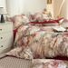 2026 New Pastoral Floral Fresh Live Thickened Plant Cashmere High Weight Brushed Four-Piece Set_maomaolike.com