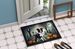 Border Collie Spooky Halloween Doormat Front Door Mat Indoor Outdoor Rugs For Entryway, Non Slip Washable Low Pile, 24H X 36W_maomaolike.com