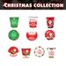 30 PCS Christmas Paper Plates,9 Inches Christmas Party Supplies 6 Designs Snowman And Santa Claus Disposable Plates For Christmas Party Dinner Tableware Decoration Supplies_maomaolike.com
