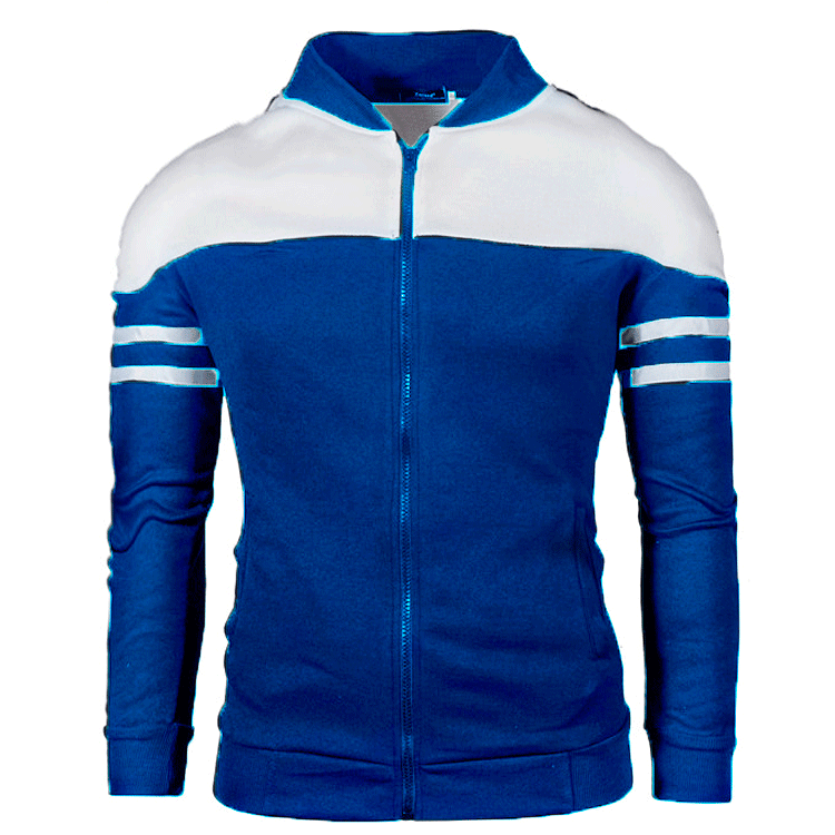 Men's Clothing new style, men's casual jackets, color matching fleece sweatshirts J02_maomaolike.com