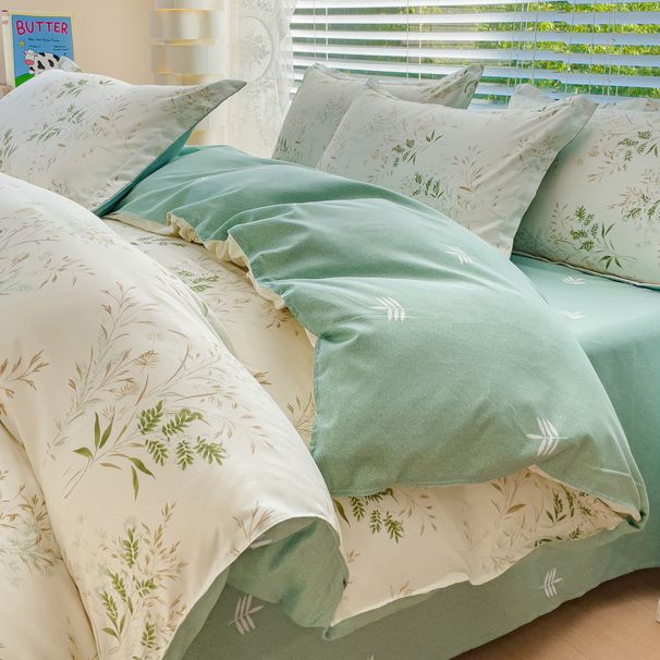 Factory Wholesale Bedding Set Four-Piece Student Dormitory Skin-Friendly Three-Piece Bed Sheet Single Duvet Cover Small Shop Cross_maomaolike.com