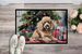 Poodle Cozy Christmas Doormat Front Door Mat Indoor Outdoor Rugs For Entryway, Non Slip Washable Low Pile, 24H X 36W_maomaolike.com