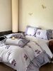1 Vintage American Style 100% Sateen Long-staple Four-piece Pure Cotton Double Bed 1.8m Ruffled Bedding Set_maomaolike.com