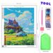 PhotoCustom 5d Diamond Painting Beautiful Rural Villa Scenery Full Round Diamond Embroidery Mosaic Handmade Gift_maomaolike.com