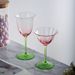 Home Light Luxury Vintage Flower Red Wine Tall Glass Crystal Glass Pink Green Champagne Glass Cocktail Glass Martini Glass_maomaolike.com