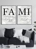 FAMILY, Home, Warmth, Decorative Art Prints, Home Decor Art, Wall Art Posters, Living Room Sofa Backdrop Decor, Art Exhibition Pieces_maomaolike.com