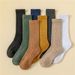 Thick socks men's winter high socks autumn and winter fleece-lined thick warm socks women's Terry socks winter sports stockings_maomaolike.com