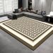 Living Room Rug,Large Rug,Oversized, Gold Leaves Design,Bedroom Rug,Soft And Thick, Machine Washable, Thickened Rug, Bedside Rug,Decorative Indoor Rug_maomaolike.com