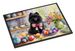 Decorating Easter Pomeranian Doormat Front Door Mat Indoor Outdoor Rugs For Entryway, Non Slip Washable Low Pile, 24H X 36W_maomaolike.com