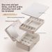 Multi-layer Large Capacity Earrings Studs Rings Necklaces High-end Anti-oxidation Hand Jewelry Storage Box_maomaolike.com