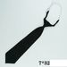 Unisex Black free JK tie cotton hand tie pullover lazy leather band formal dress Academy day uniform tie woman_maomaolike.com