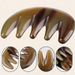 9cm Wide Natural Buffalo Horn Wide-Tooth Massage Comb, Anti-Static Detangler For Scalp & Hair Care
_maomaolike.com