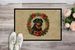 Rottweiler Christmas Flowers Doormat Front Door Mat Indoor Outdoor Rugs For Entryway, Non Slip Washable Low Pile, 24H X 36W_maomaolike.com
