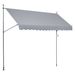 VEVOR 157x47" Patio Awning Retractable Awning Sunshade Shelter With Crank Handle_maomaolike.com