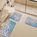 Bathroom Mat Toilet Mat Shower Mat Entrance Rug Absorbent Non-Slip Mat Soft Quick-Dry Machine Washable_maomaolike.com