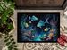 Bioluminescent Fish Doormat Front Door Mat Indoor Outdoor Rugs For Entryway, Non Slip Washable Low Pile, 24H X 36W_maomaolike.com