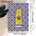 Harissa Sauce Tube & Moroccan Tile Themed Painting Poster, Vibrant Cultural Culinary Poster, Authentic North African Inspired Decor Idea For Kitchen_maomaolike.com
