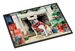 French Bulldog Cozy Christmas Doormat Front Door Mat Indoor Outdoor Rugs For Entryway, Non Slip Washable Low Pile, 24H X 36W_maomaolike.com