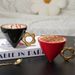 Light Luxury Creative Fulcrum Conical Triangle Coffee Cup High Value Ceramic Electroplating Afternoon Tea Cup Personality Cup_maomaolike.com