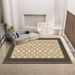 Living Room Rug Large Size Gorgeous Gold Frame Design Bedroom Rug Plush Thickened Machine Washable Thickened Underlay Interior Decorative Rug_maomaolike.com