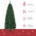 6' Tall Unlit Slim Fir Artificial Christmas Tree With Realistic Branches, And 583 Tips, Green_maomaolike.com