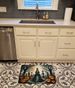 Evil Queen Spooky Halloween Memory Foam Kitchen Mat Machine Washable Anti-Fatigue Mat Cushion Comfort Bath Mat Or Kitchen Rug_maomaolike.com
