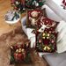 Christmas Nordic Throw Pillow Set Festive Holiday Decor For Living Room Sofa & Bed - 45x45cm Linen Cushion Cover With_maomaolike.com