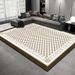 Living Room Rug,Large Rug,Oversized, Gold Leaves Design,Bedroom Rug,Soft And Thick, Machine Washable, Thickened Rug, Bedside Rug,Decorative Indoor Rug_maomaolike.com