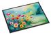 Anemones In Watercolor Doormat Front Door Mat Indoor Outdoor Rugs For Entryway, Non Slip Washable Low Pile, 24H X 36W_maomaolike.com