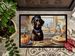 Chocolate Lab Fall Kitchen Pumpkins Doormat Front Door Mat Indoor Outdoor Rugs For Entryway, Non Slip Washable Low Pile, 24H X 36W_maomaolike.com