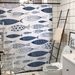 Home Garden Waterproof And Impermeable Printed Shower Curtain Polyester Punch Free Shower Curtain Spot_maomaolike.com