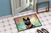 Scottish Terrier Hippie Dawg Doormat Front Door Mat Indoor Outdoor Rugs For Entryway, Non Slip Washable Low Pile, 24H X 36W_maomaolike.com