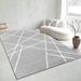 Living Room Rug Large-sized Rug With Geometric Pattern Bedroom Rug Plush Thickened Machine Washable Thickened Rug Bedside Rug Interior Decorative Rug_maomaolike.com