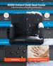 Stadium Seat, 6 Adjustable Angle Wide Bleacher Chair, 2.9'' Cushion Padded Stadium Seat With Armrest And Back Support, Stadiums Chair With Hook Cupholder For Picnics, Beach Sports, And Gaming_maomaolike.com
