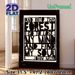 Nature Forest Quote Painting Poster, Bold Monochrome Typographic Poster, Meaningful Wilderness-inspired Quote Art, Suitable For Living Room, Study Or_maomaolike.com