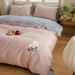 Wholesale INS Cartoon Cute Rabbit Towel Embroidered Pure Four-Piece Naked Sleep 100% Long-Staple Cotton 4-Piece Set_maomaolike.com