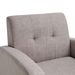 Mid-Century Modern Fabric Accent Armchair Single Sofa With Rubber Wood Legs For Living Room_maomaolike.com