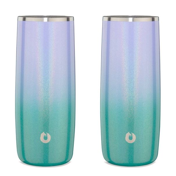 Stainless Steel Highball Cocktail Glass Set, Set Of 2 - Mermaid_maomaolike.com