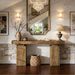Console Table, Wooden Entryway Table Foyer Stand_maomaolike.com
