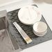 Kitchen Anti Slip Silicone Drain Pad With Built-in Drainage Design, Suitable For Countertops, Sinks, And Refrigerators_maomaolike.com