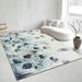 Living Room Rug Large Size Gorgeous Gold Frame Design Bedroom Rug Plush Thickened Machine Washable Thickened Underlay Interior Decorative Rug_maomaolike.com