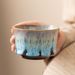 Branded Ceramic Kiln-turned European-style Small Luxury Coffee And Saucer Set With Brushed Glaze Vintage Tea C_maomaolike.com